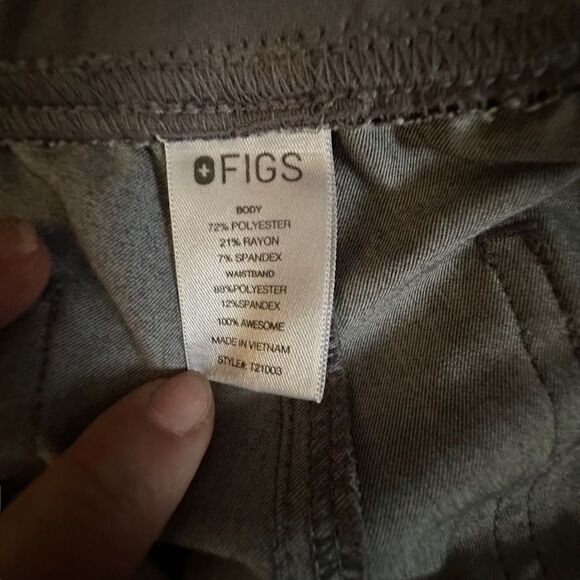 FIGS~Women’s Livingston Basic Scrub Pants ~ Yoga Waistband, 2 Pockets ~ size Med - Picture 5 of 10